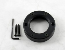 Nardi Personal Black Horn Button Trim Ring With Screws At Sight For Nd2000 Gara