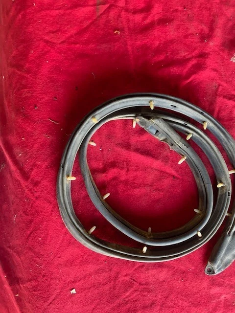 1970-1971 Ford Torino, Fairlane 4dr ЛЕВАЯ уплотнительная полоска для задней двери НИЖНЕЕ УПЛОТНЕНИЕ - Изображение 2 из 4