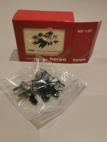 Herpa 1:87 H0 5056 "Asientos y estribo antivuelco" accesorios modelismo NUEVO & EMBALAJE ORIGINAL | Zustand: Neu