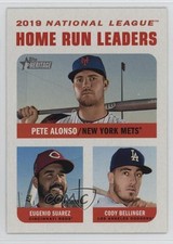 2020 Topps Heritage League Leaders White /50 Eugenio Suarez Cody Bellinger 0t0b