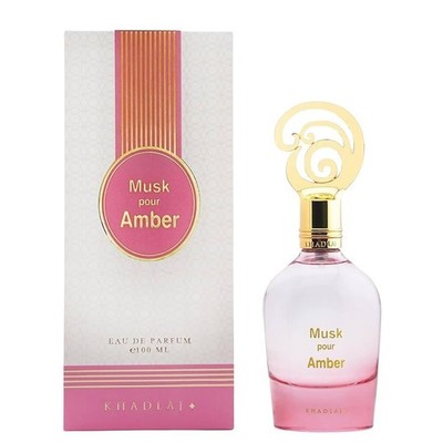 KHADLAJ MUSK POUR AMBER 100ML EAU DE PARFUM SPRAY NAGELNEU & VERSIEGELT