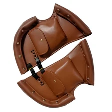 For Indian Chief Chieftain Roadmaster Brown Lower Chap Leg Warmer Wind Deflector