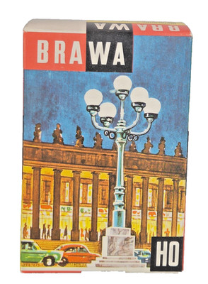 Brawa 517K Spur HO fünfarmige Globuslaterne Straßenlaterne Architekturartikel verpackt