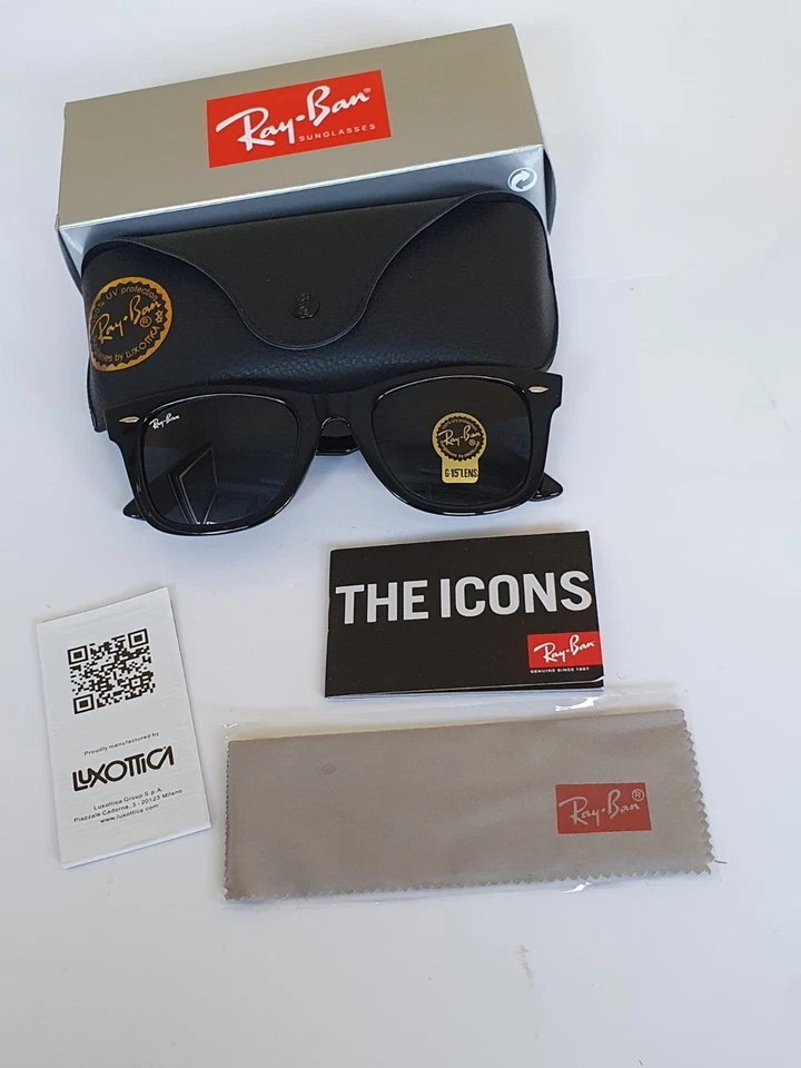Ray-Ban RB2140 Noir 60□18-140– État Neuf - Photo 4/4