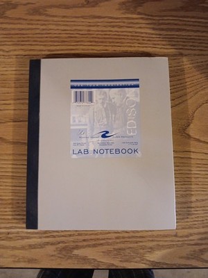 Roaring Spring 4x4 Graph Ruled Lab Book with Numbered Carbonless,11'' x9.25'' New