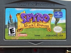 Game Boy Advance Spyro: Attack of the Rhynocs Nintendo GBA Authentic Saves