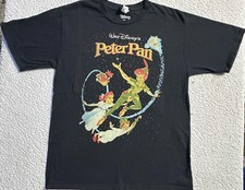 Vintage Walt Disney Peter Pan Darling Flight T-Shirt Medium, Tinkerbell