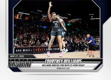 *PRESALE* 2026 Panini Instant WNBA Courtney Williams #96 ~ Minnesota Lynx