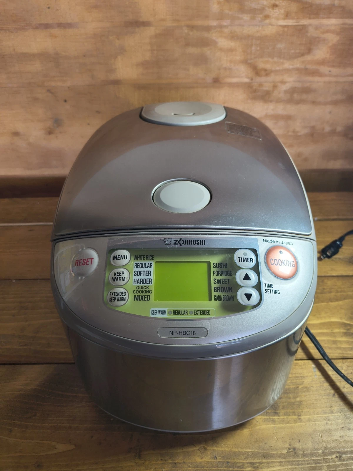 Zojirushi NP-HBC18 Induction Heat System Rice Cooker Warmer 10 Cups