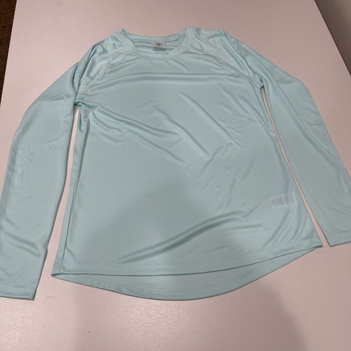 Vapor Apparel Women's Long Sleeve SPF 50+ Sun Protection T-Shirt Sea Grass M - Picture 1 of 3