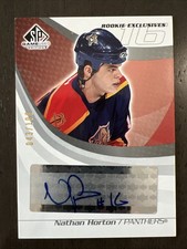 Nathan Horton Autographed Upper Deck SP Rookie Exclusives card #/100