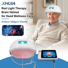 810nm Photobiomodulation Brain Helmet PBM Infrared Therapy for Parkinson Stroke