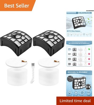 Reusable UV700 Vacuum Filters & Cleaning Brush for Shar-k Duo Clean NV Series