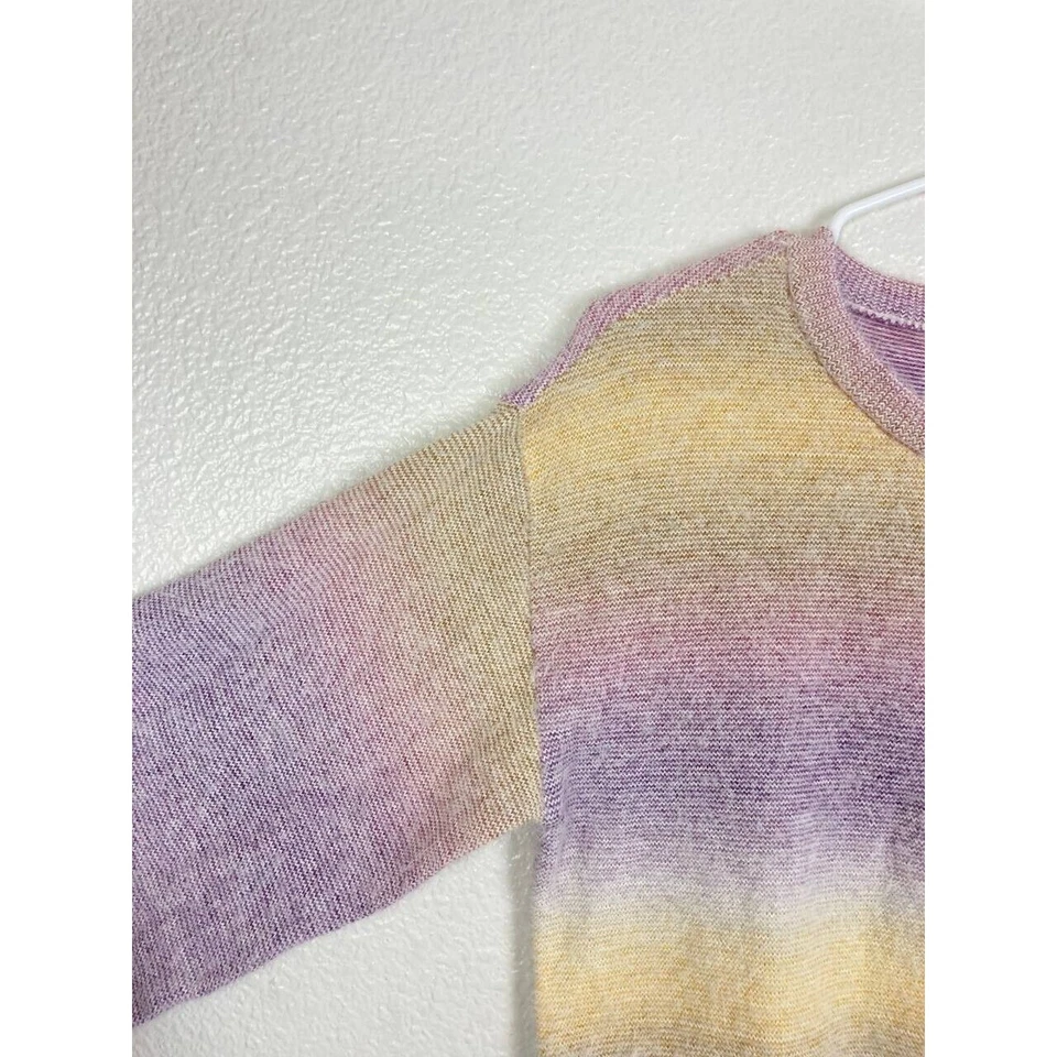 INC International Concepts Sweater Womens Extra Small XS Fuzzy Ombre Wool Blend - Image 4 of 4