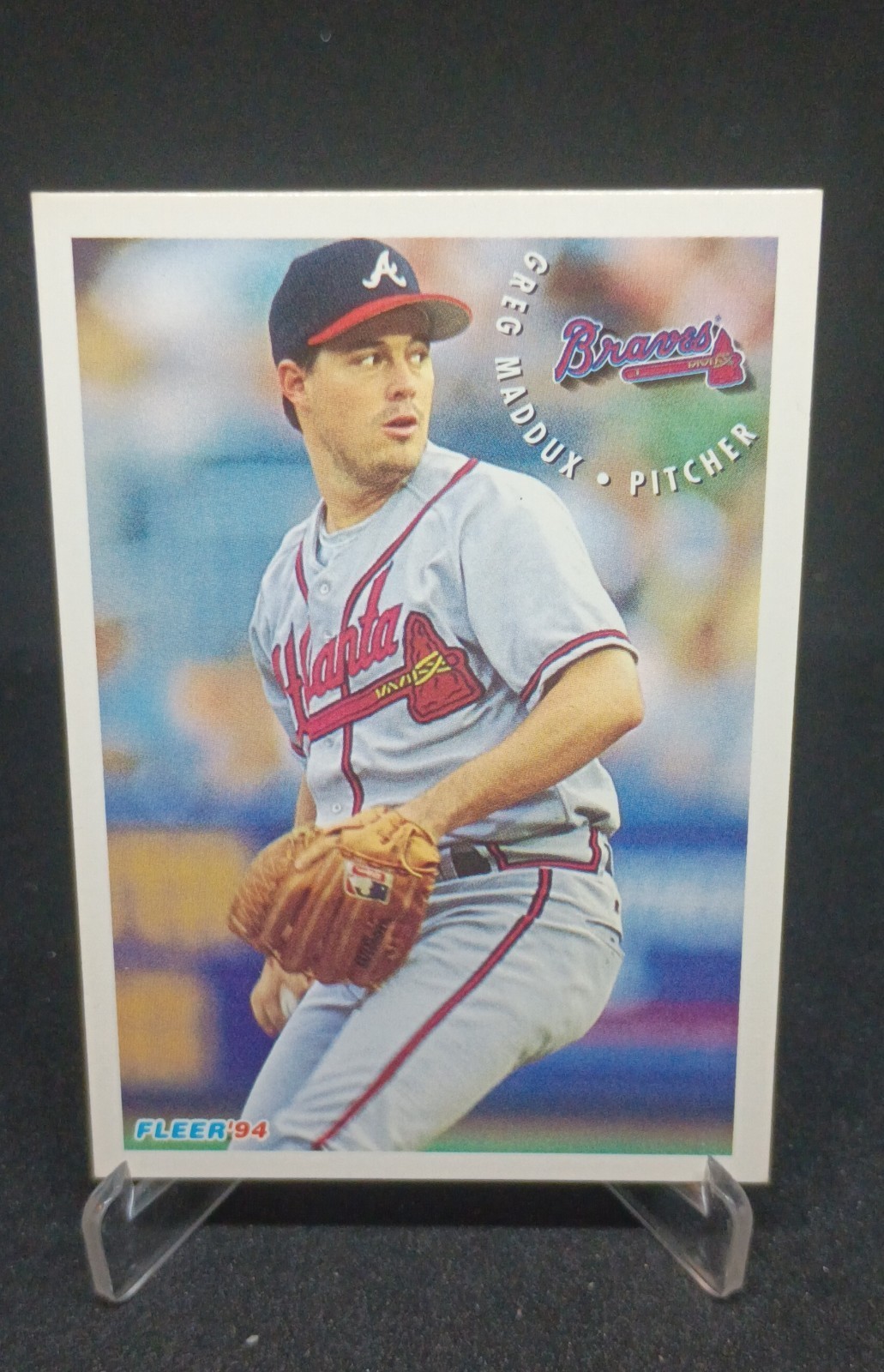 Greg Maddux #16 Baseball Cards 1994 Fleer Atlantic trading card — raw and PSA graded price guide