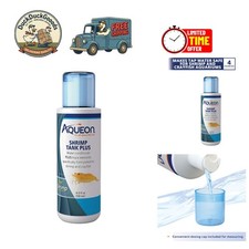 4oz Aqueon Shrimp Tank Plus Conditioner - Essential for Crayfish and Shrimp Care