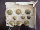 Rare Post-Civil War MD State Seal Buttons on Original"'Confederate" Card — photo 6