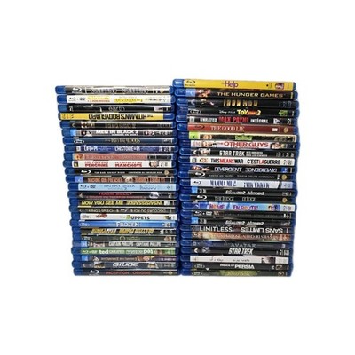 Blu-Ray Lot 50 With Family Movies TV Action Adventure 50 Units #1