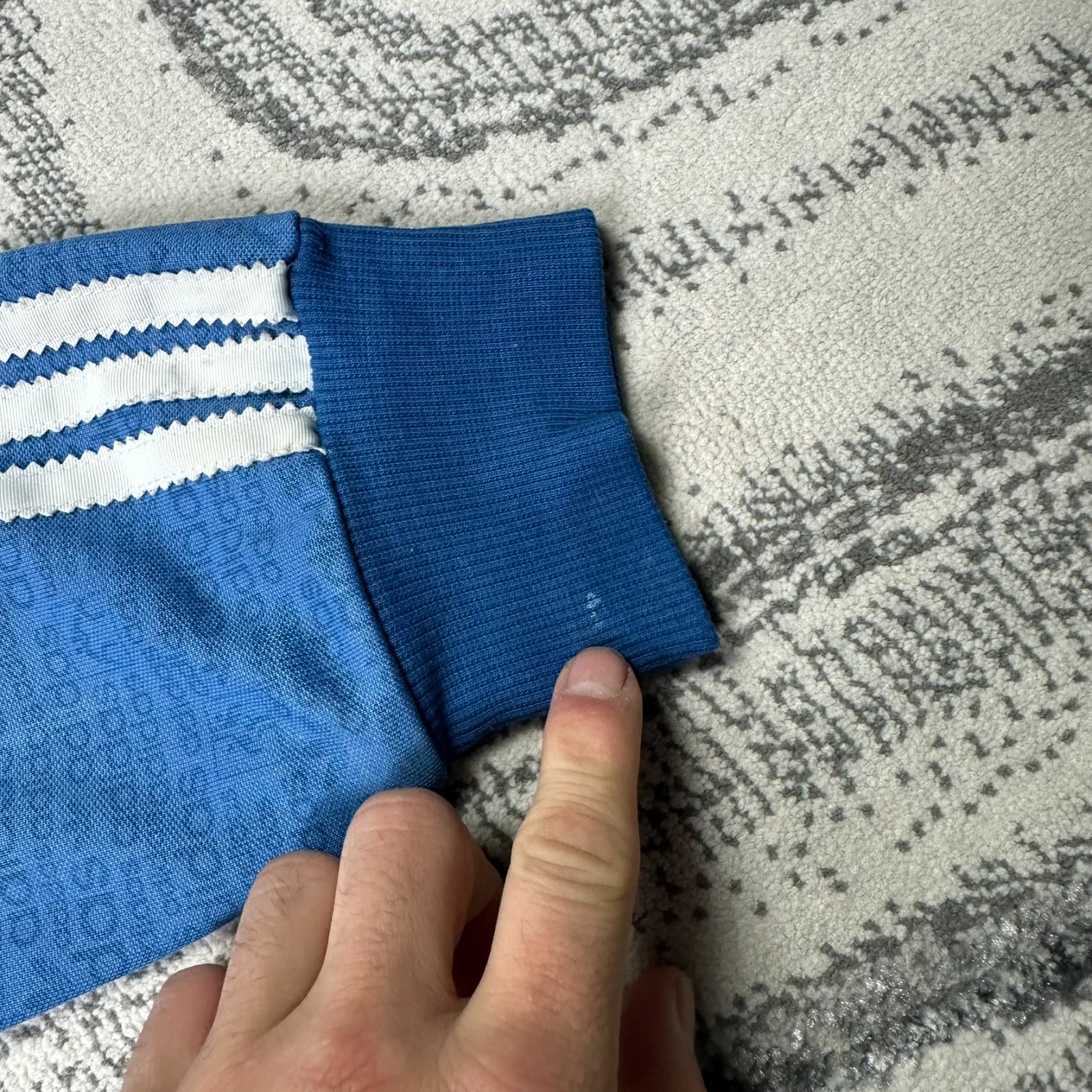 VTG Adidas Originals 2000s Blue Olympics Pictograms 76 Erco Small Track Jacket image 5