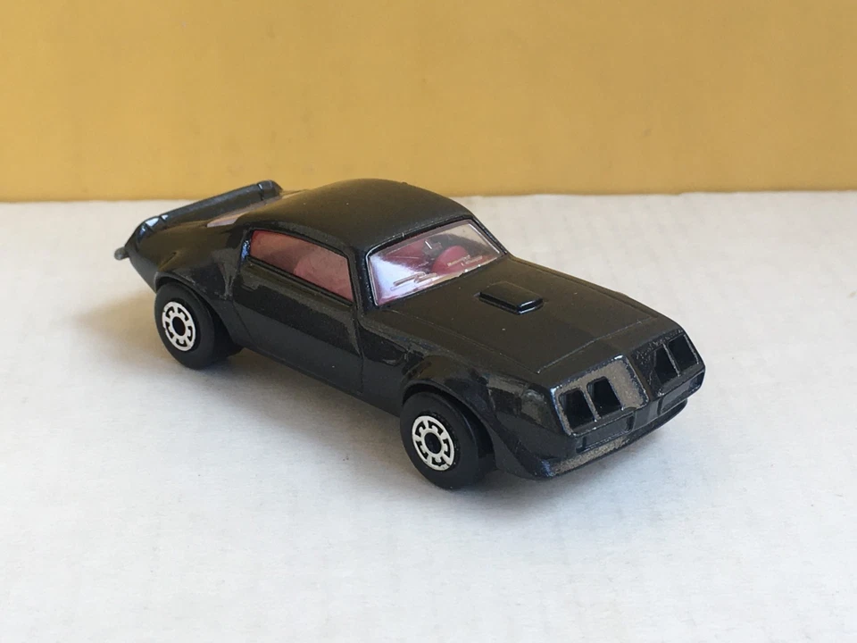 Matchbox Universal Associated Co. Pontiac Firebird  Black Bulgarian base # 2 - Image 3 of 4