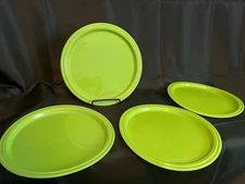 Fun Green Plastic Picnic Camping Ware