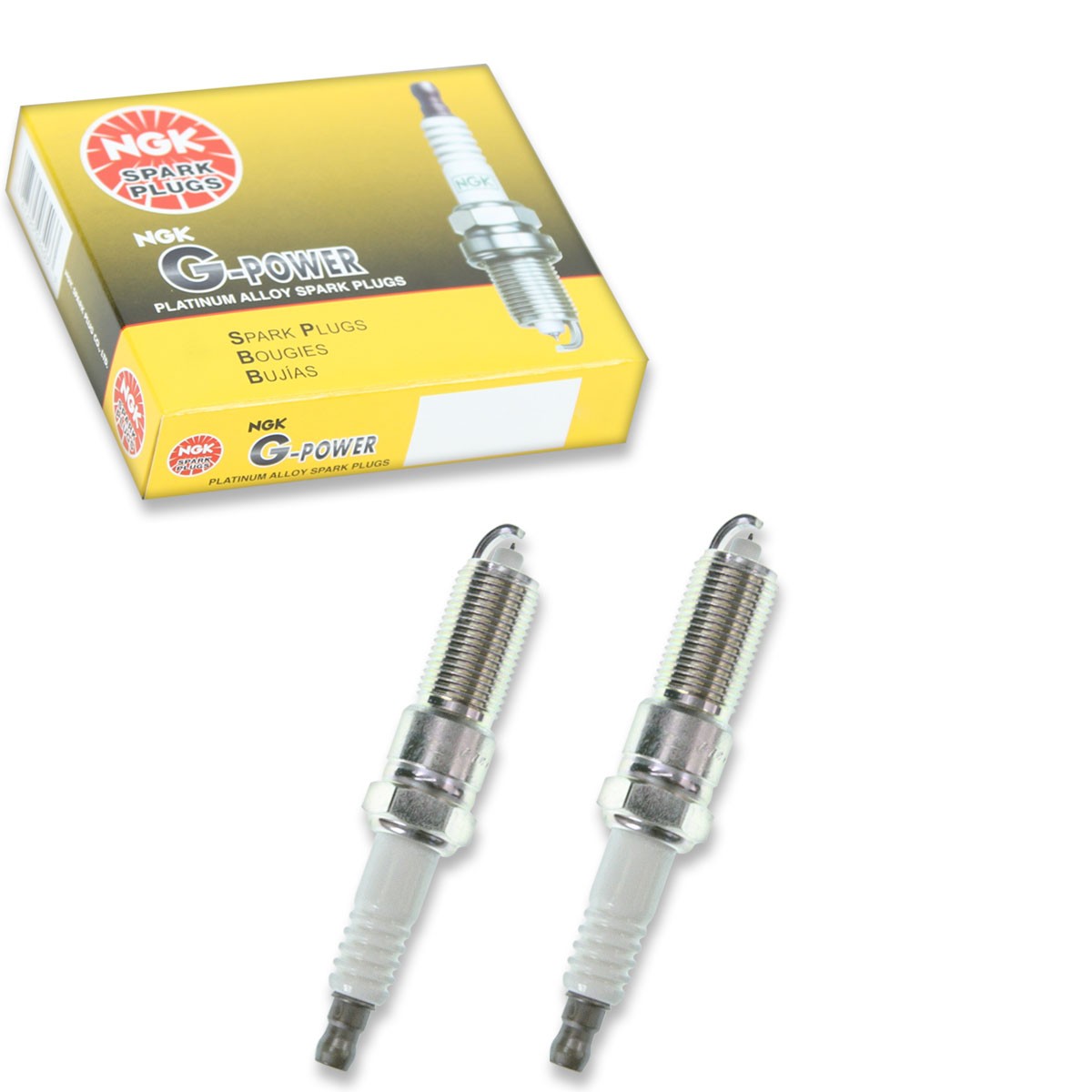 2 pc NGK 5017 LZTR4AGP G-Power Spark Plugs for RE14PMC5 RE14PMC HR9SPP300X hg