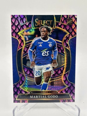 26/49 Martial Godo - 2025-26 Select Ligue 1 Level Purple Dragon Scale Prizm RC