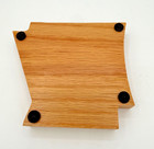 Arkansas US Deputy Warden's Association Wood and Cork Coaster — photo 3