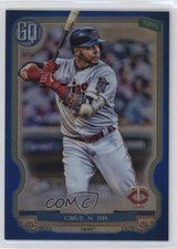 2020 Topps Gypsy Queen Box Topper Chrome Blue Refractor 59/99 Nelson Cruz 0z8z