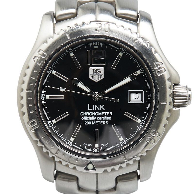 TAG Heuer Link WT5110 Automatic Black Dial Stainless Steel Mens Watch