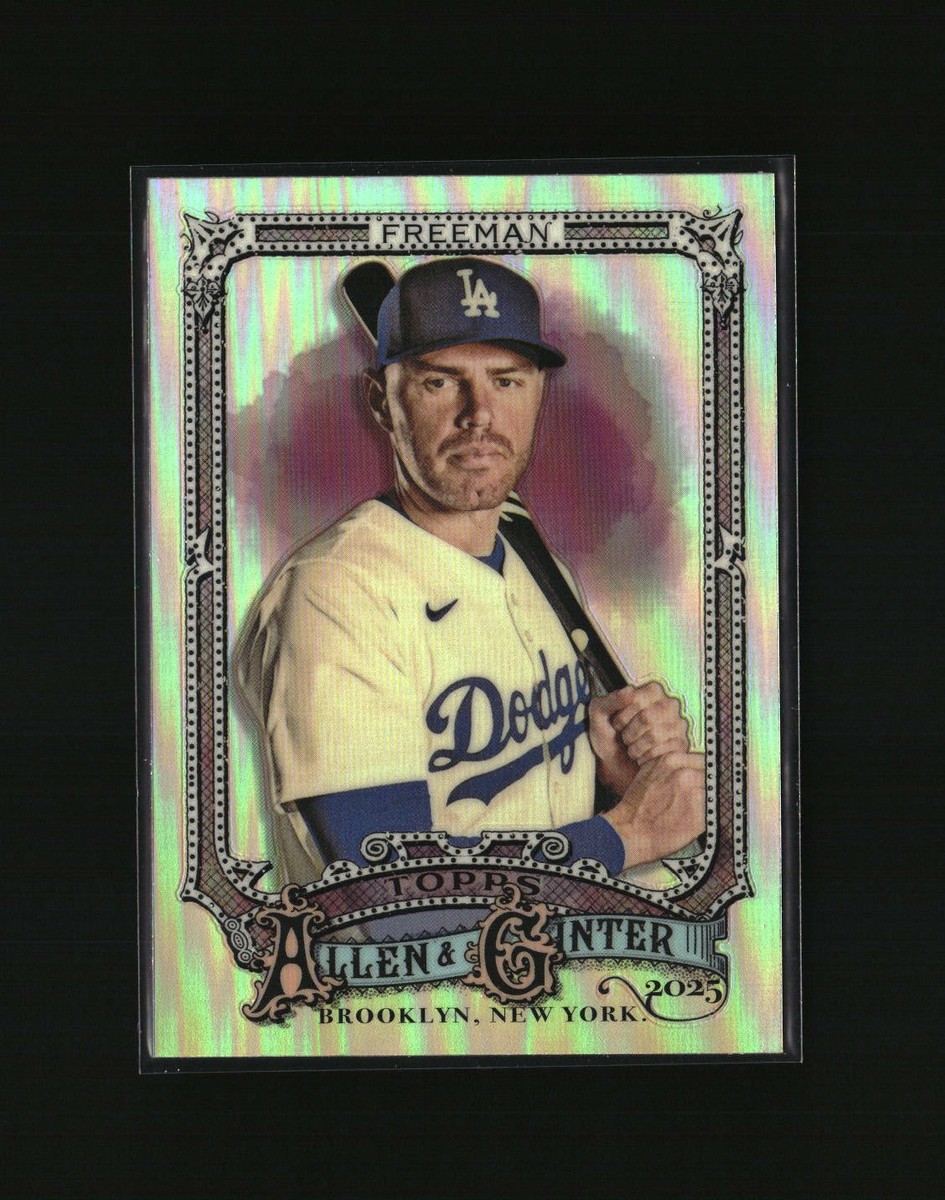 2025 Topps Allen & Ginter Chrome Refractor Freddie Freeman #69