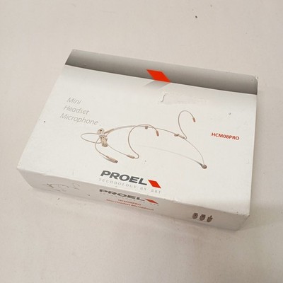 Proel HCM08PRO Kopfbügel-Headset-Mikrofon für Sennheiser Evolution, Shure, AKG