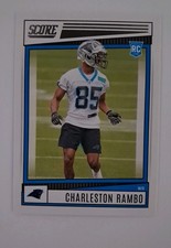 2022 Panini Score Base Rookie RC #398 Charleston Rambo Carolina Panthers NM / M