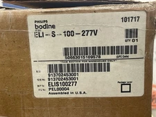 🔥 Phillips Bodine ELI-S-100-277V EM Lighting Inverter Open Box New w/ Battery