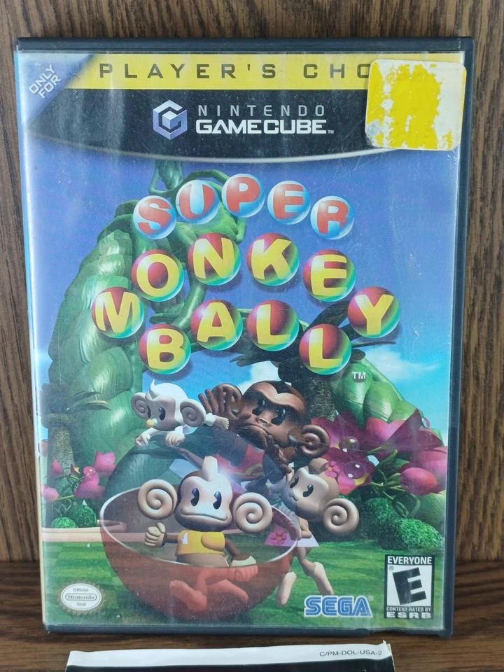 Super Monkey Ball (Nintendo GameCube, 2001) Authentic Rare Tested Original  - Image 2 of 4