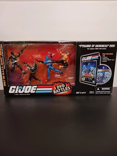 NIB 2008 Hasbro G.I. Joe Cobra DVD Battles Pyramid Of Darkness Set 4