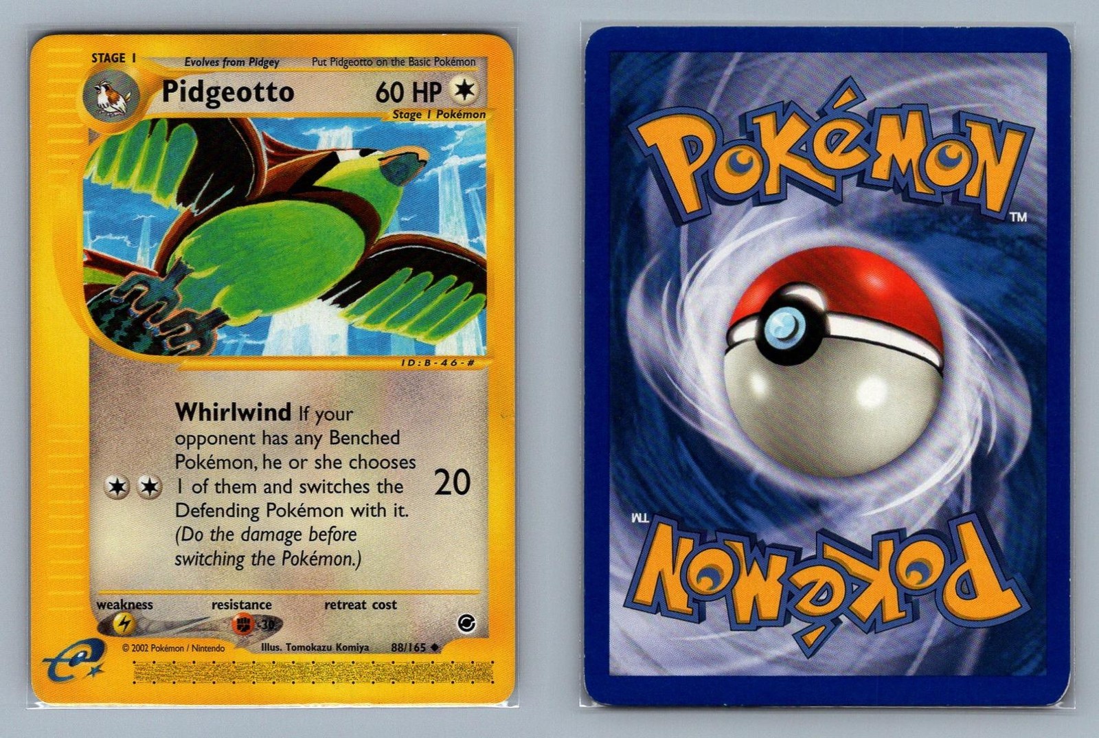 Pidgeotto #88/165 Expedition Base Set Pokemon Card - LP