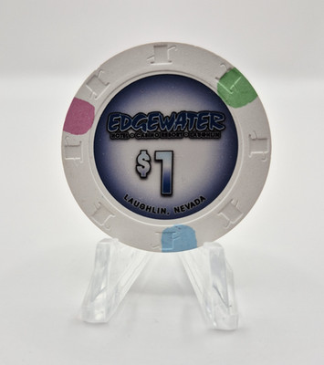 Edgewater Hotel Casino Laughlin Nevada 2016 $1 Casino Chip D2392