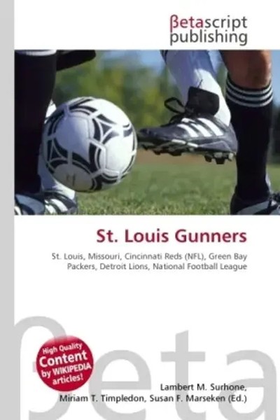St. Louis Gunners Lambert M. Surhone (U. A.) Taschenbuch Englisch 2026-image