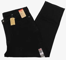Levis Flex 541 Athletic Taper Stretch Mens Jeans 42X30 Black W42L30