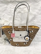 【Kate Spade New York】On Purpose Straw Small Tote Bag Kate Spade Manhattan Striped Small Tote Handbag – ShopCGX