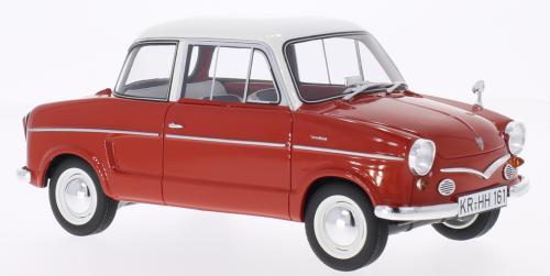 1950 NSU Prinz III Red with White Roof by BoS Models LE of 1000 1 18 Scale New 1950 NSU Prinz III Red with White Roof by BoS Models LE of 1000 1 18 Scale New