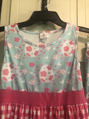 Girls Ruffle Girl Dress And Pants Set-12/14 - Picture 2 of 7