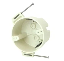 Round Outlet Box 4 in. Dia 22-1/2 cu. in. New Work Nail (3 Pack)