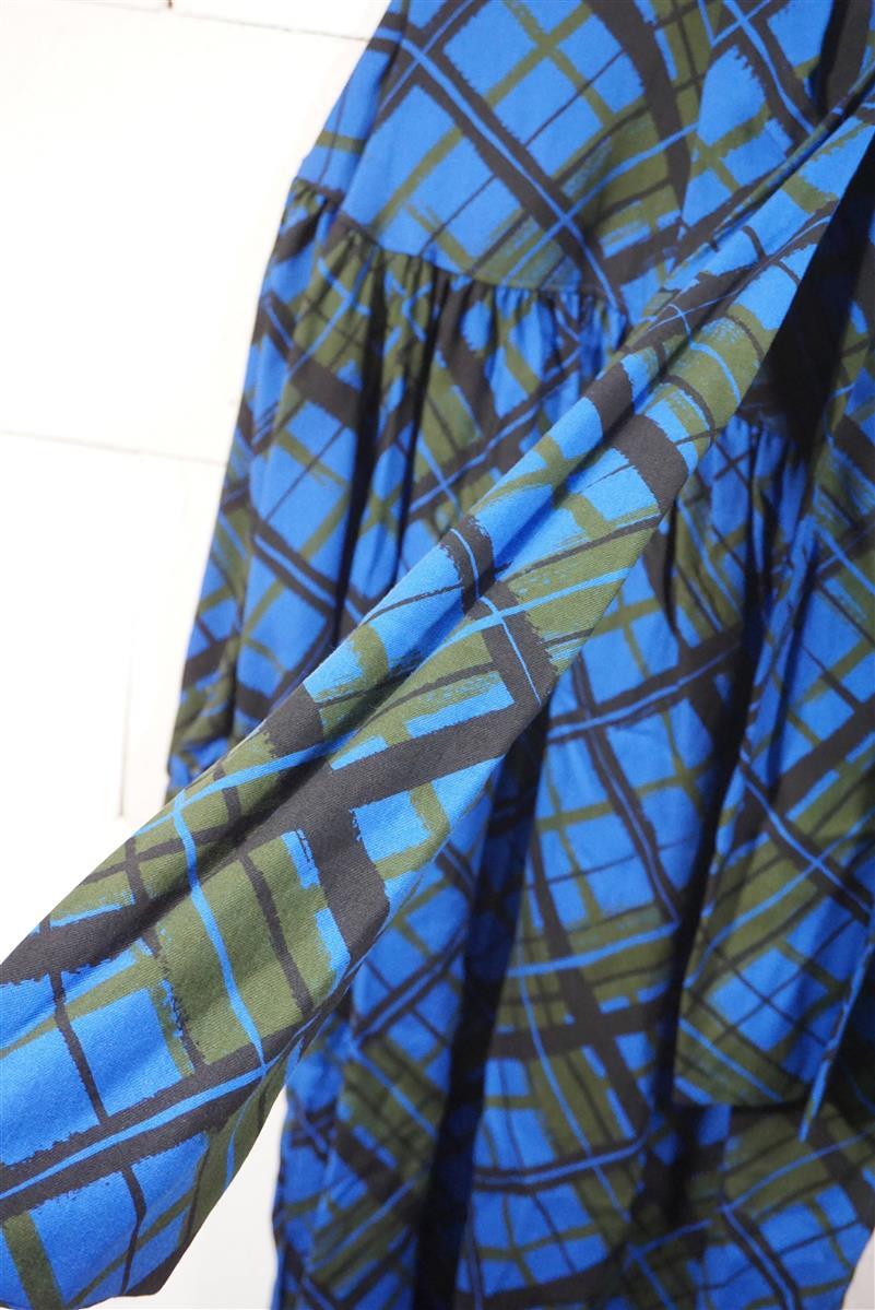 Abito vintage top rarità originale Yves Saint Laurent abito da cocktail blu nero