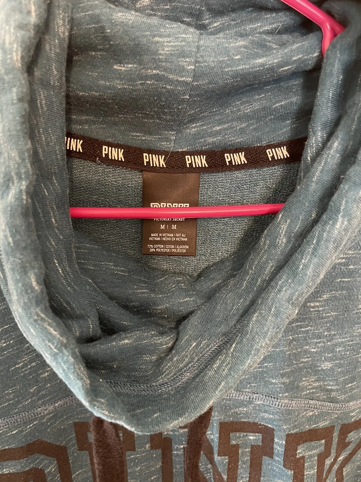 UNDERCOVER felpa con cappuccio rosa a maniche lunghe