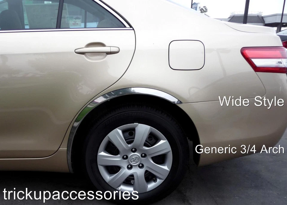 FENDER TRIM FOR PLYMOUTH VOYAGER 91-95 Mirror Polished Stainless Steel *Long* Foto 3 de 3