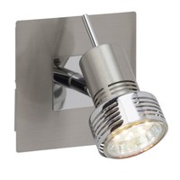Brilliant Led PAR51 GU10 Kassandra Wand Spot Strahler Leuchte Lampe Chrom 3000 K