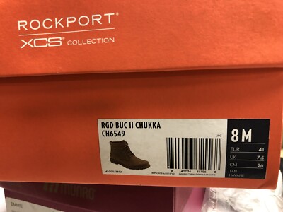 Rockport Mens Rugged Bucks II Chukka Boot Waterproof Leather Size 8M Rockport Mens Rugged Bucks II Chukka Boot Waterproof Leather  main image 3