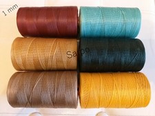 Schusterei  Fäden Wachsband Handzwirn Leder Nähfaden Sattler Faden  1 mm / 10m